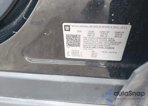 2021 GMC Terrain Fwd Sle from USA, damaged, VIN 3GKALMEVXML344634